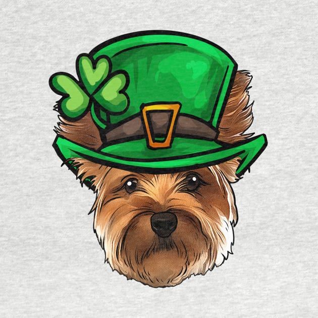 St Patricks Day Yorkie by whyitsme